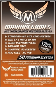 Premium USA Chimera Game Sleeves 57.5 X 89 MM (50 pack)(Orange)