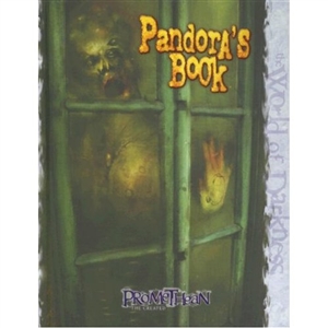 Pandora's Book hardcover supplement (Promethean: the Created RPG)
